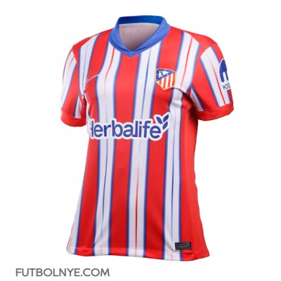 Camiseta Atletico Madrid Clement Lenglet #15 Primera Equipación para mujer 2024-25 manga corta Camiseta Atletico Madrid Clement Lenglet #15 Primera Equipación para mujer 2024-25 manga corta